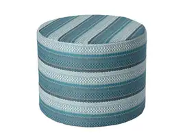 Borek | Poef Desio AW Ø60 x 48 cm | Azzurro