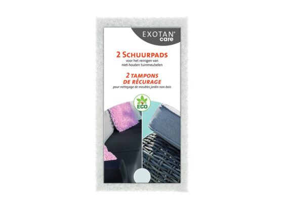 Exotan Care | Scrub Pad (2 stuks) | White