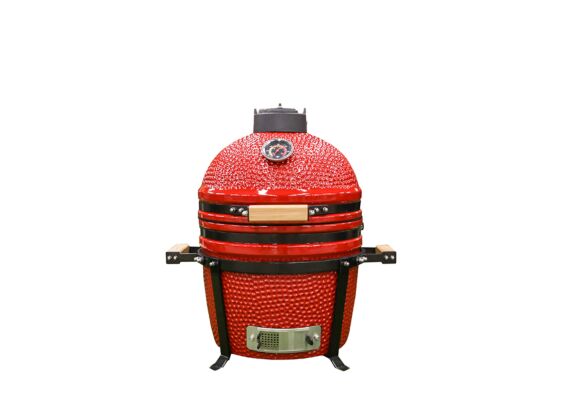 Fonteyn | Kamado BBQ met Accessoires | Shorty 15" | Red