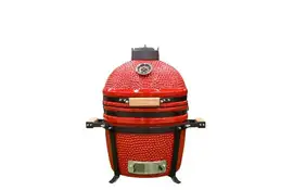 Fonteyn | Kamado BBQ met Accessoires | Shorty 15 | Red"