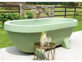 Gardentub | Buitenbad 194 x 94 cm | Mat Lime