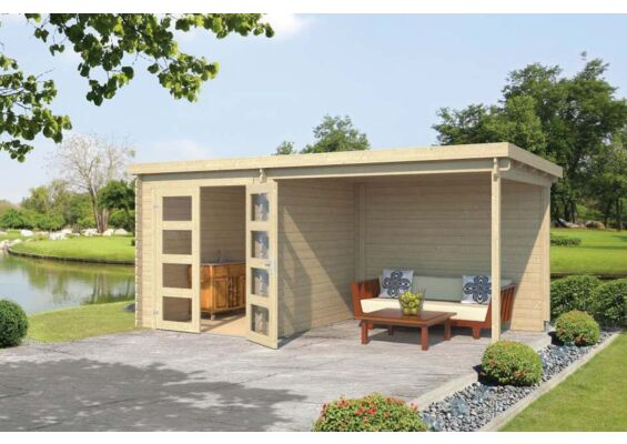 Outdoor Life Products | Tuinhuis met Overkapping Helena 472 x 230