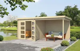 Outdoor Life Products | Tuinhuis met Overkapping Helena 472 x 230
