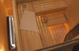 Harvia | Waterbakje Hidden Heater met flexibele slang Ø 14,5 cm