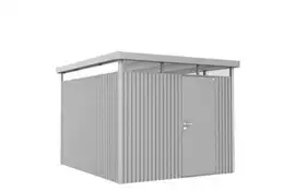 Biohort | Berging HighLine Gr. H5 | Enkele Deur | Zilver-Metallic,