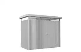 Biohort | Berging HighLine Gr. H1 | Enkele Deur | Zilver-Metallic