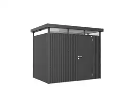 Biohort | Berging HighLine Gr. H2 | Enkele Deur | Donkergrijs-Metallic