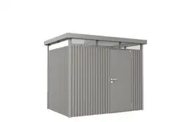 Biohort | Berging HighLine Gr. H2 | Dubbele Deur | Kwartsgrijs-Metallic