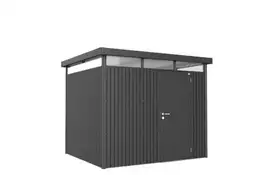 Biohort | Berging HighLine Gr. H3 | Enkele Deur | Donkergrijs-Metallic
