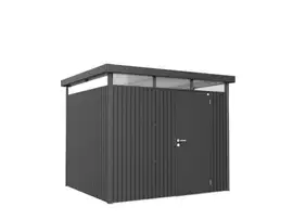 Biohort | Berging HighLine Gr. H3 | Enkele Deur | Donkergrijs-Metallic