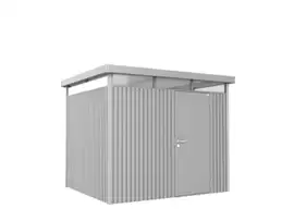 Biohort | Berging HighLine Gr. H3 | Enkele Deur | Zilver-Metallic