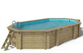 Fonteyn | Houten Zwembad 8-Hoekig 660x410x120 cm