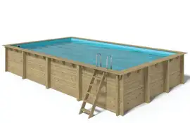 Fonteyn | Houten Zwembad Rechthoek 800 x 500 x 145 cm
