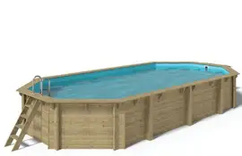 Fonteyn | Houten Zwembad 8-Hoekig 860x460x120 cm