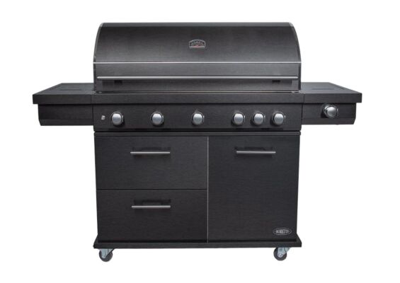 Boretti | Imperatore Nero Gasbarbecue | 5 Branders