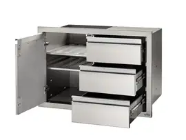 Napoleon | Inbouw Module | Deur + ladeset 3 Cominatie Smal | 91x60cm
