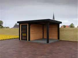 Fonteyn | Jasmijn Tuinhuis met Overkapping 400 x 300 Exclusief