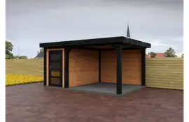 Fonteyn | Tuinhuis Jasmijn met Overkapping 450 x 300 Exclusief