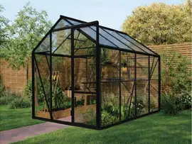 Royal Well | Kate II Tuinkas | Veiligheidsglas 3 mm | Zwart