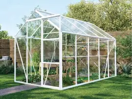 Royal Well | Kate III Tuinkas | Veiligheidsglas 3 mm | Wit