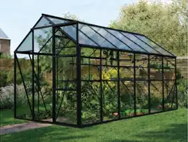 Royal Well | Kate IV Tuinkas | Veiligheidsglas 3 mm | Zwart