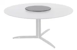 4 Seasons Outdoor | Lazy Susan HPL Slate Anthracite Ø 58 cm
