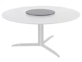 4 Seasons Outdoor | Lazy Susan HPL Slate Anthracite Ø 58 cm