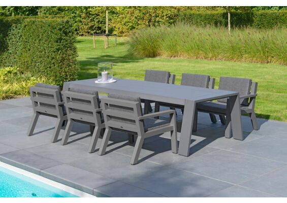 Borek | Lounge-Dining Tuinset Viking | Antraciet