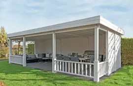 Lugarde | Vrijstaande veranda platdak VB01