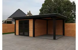Fonteyn | Lynn Tuinhuis met Overkapping 550 x 300 Exclusief