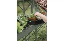 Royal Well | Tafel Mary I Tuinkas | Groengrijs