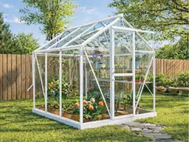 Royal Well | Mary I Tuinkas | Veiligheidsglas 3 mm | Wit