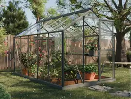 Royal Well | Mary III Tuinkas | Veiligheidsglas 3 mm | Groengrijs