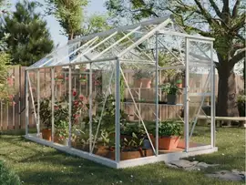 Royal Well | Mary III Tuinkas | Veiligheidsglas 3 mm | Wit