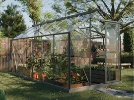 Royal Well | Mary IV Tuinkas | Veiligheidsglas 3 mm | Groengrijs