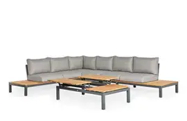 SUNS | Loungeset Memphis | MRG | NNT | Light Anthracite Mixed Weave