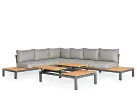 SUNS | Loungeset Memphis | MRG | NNT | Light Anthracite Mixed Weave