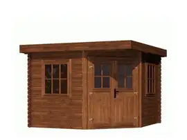 Fonteyn | Tuinhuis Module Vijfhoek Platdak 300