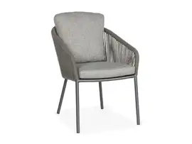SUNS | Tuinstoel Nappa | MRG | Fishbone Weaving | Light Anthracite Mixed Weave