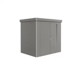 Biohort | Berging Neo 1B | Dubbele Deur | Kwartgrijs-Metallic