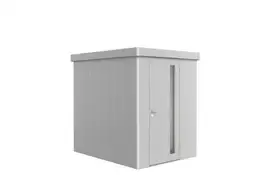 Biohort | Berging Neo 2A | Enkele Deur | Zilver-Metallic