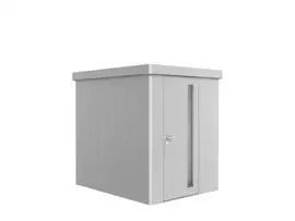Biohort | Berging Neo 2A | Enkele Deur | Zilver-Metallic
