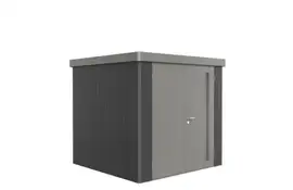 Biohort | Berging Neo 2B Variant 3.2 | Dubbele Deur | Wanden Donkergrijs-Metallic - Dak Kwartgrijs-Metallic
