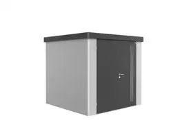 Biohort | Berging Neo 2B Variant 1.3 | Dubbele Deur | Wanden Zilver-Metallic - Dak Donkergrijs-Metallic