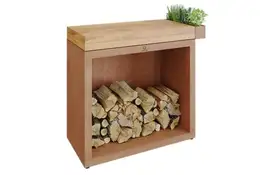 OFYR | Butcher Block Storage 90 Corten | Teak Hout