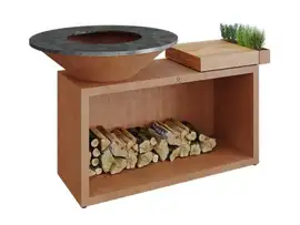 OFYR | Island Corten 100 | Teak Wood