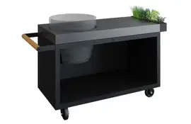 OFYR | Kamado Table Black 135 PRO | Concrete BGE