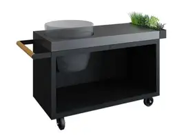 OFYR | Kamado Table Black 135 PRO | Concrete BGE