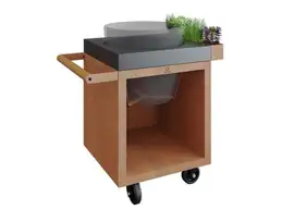 OFYR | Kamado Table Corten 65 PRO | Concrete BGE