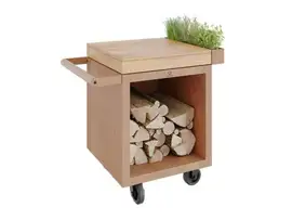 OFYR | Mise en Place Table Corten 65 PRO | Teak Wood